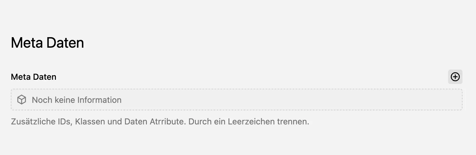 Meta daten