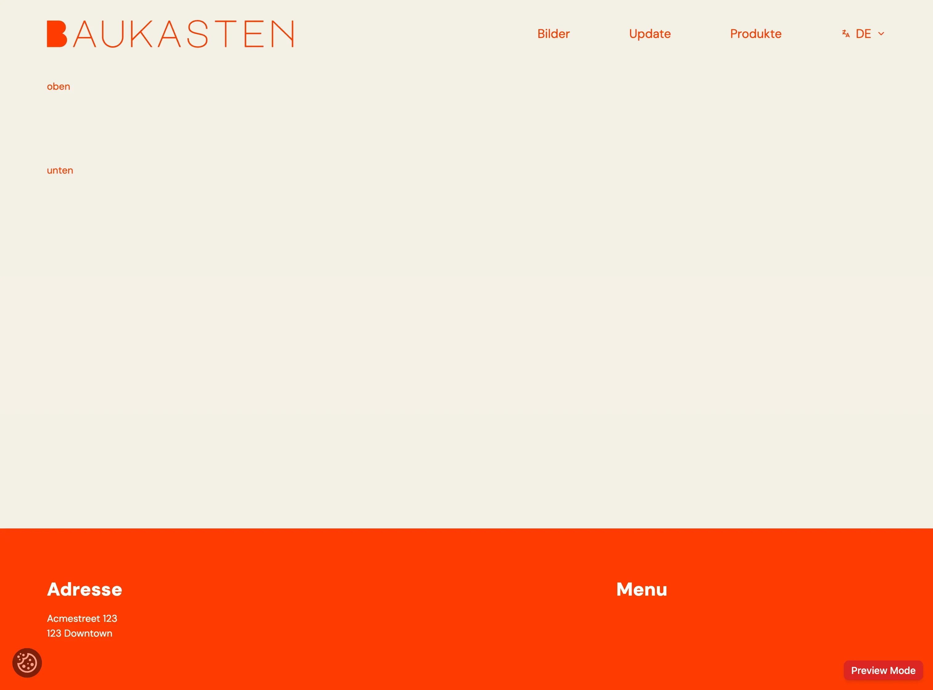 Screenshot Abstände