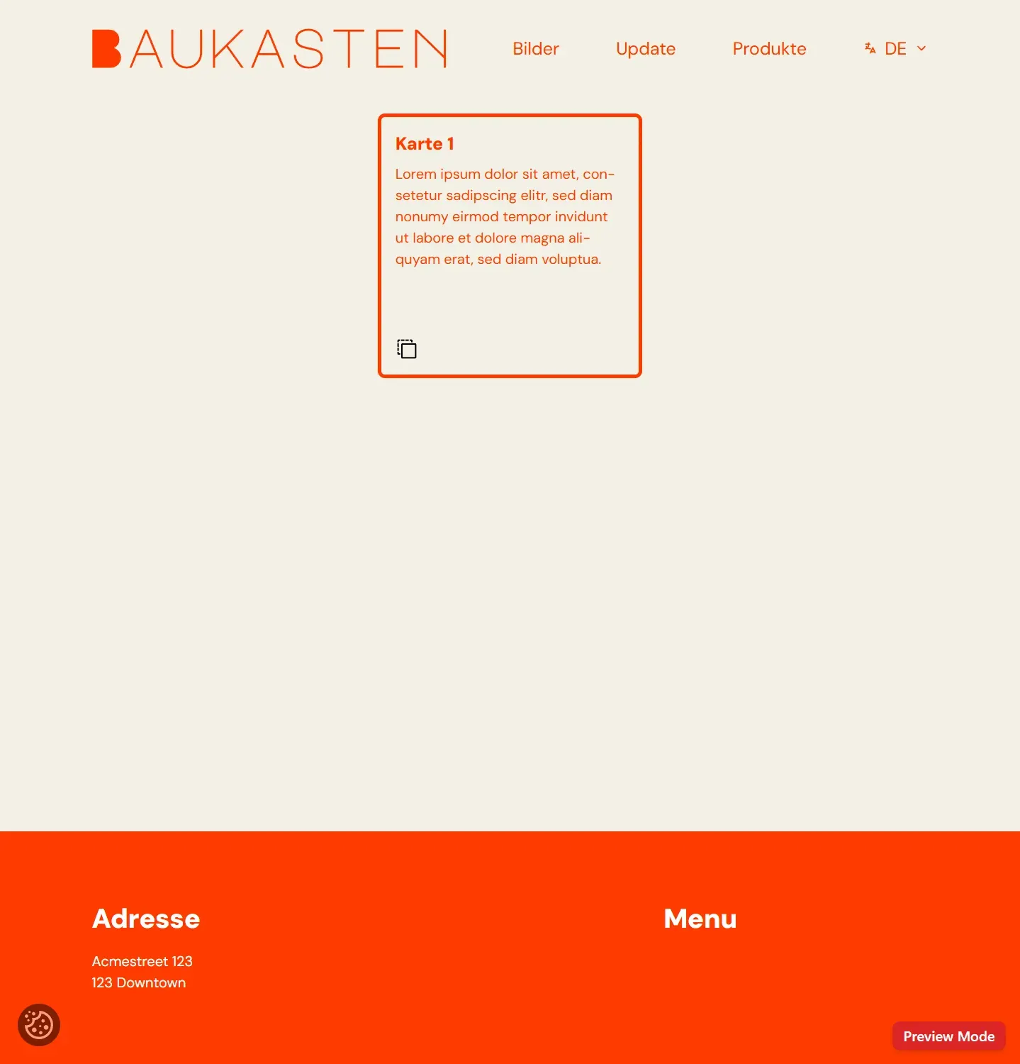 Screenshot Karte