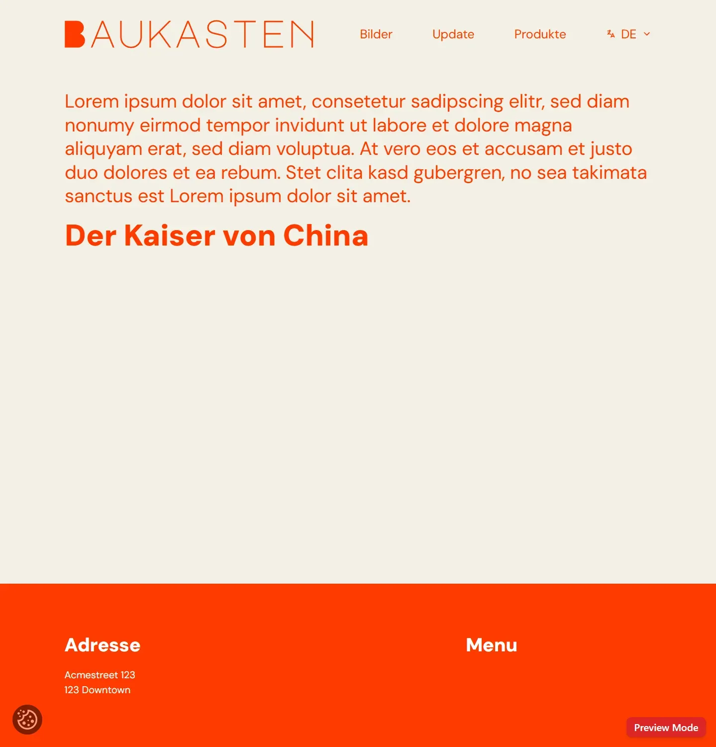Screenshot Zitat Slider